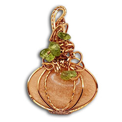 Classic Wrap Pumpkin Pendant