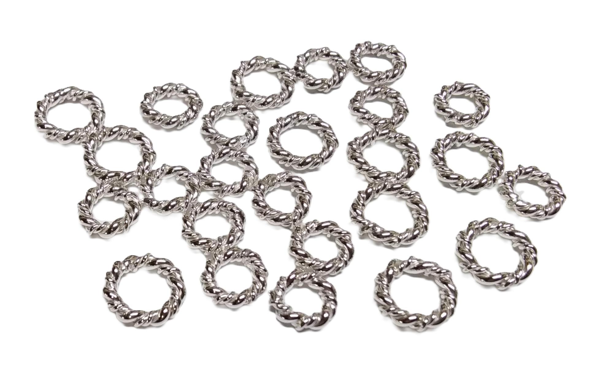 Twisted Wire Jump Rings
