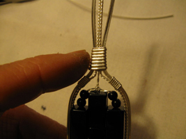 Silver Label Onyx Champagne Necklace