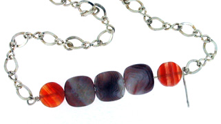 Easy Agate Anklet