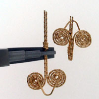 Egyptian Coil Earrings