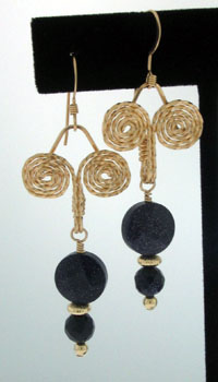 Egyptian Coil Earrings