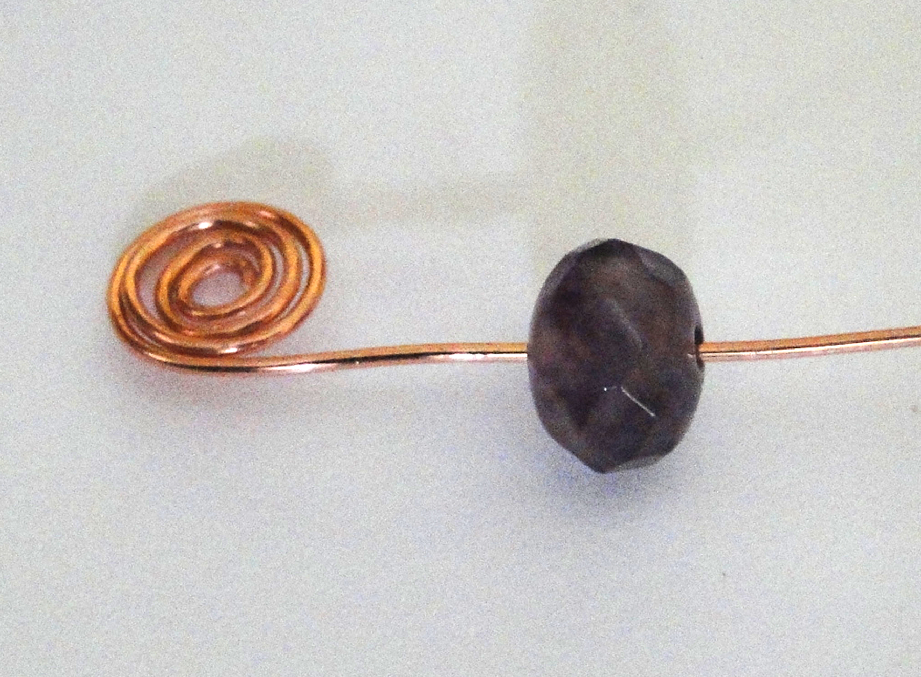 Wire Spiral Earrings