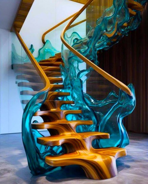 Color Inspiration - Splish Splash Stairs