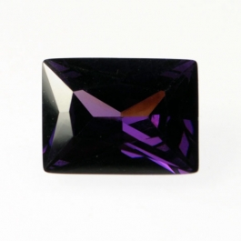 Judy Ellis's February Birthstone- Amethyst - , General Education, Design, , Rectangle Amethyst CZ