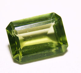 Judy Ellis's August Birthstone - Peridot and Sardonyx - , General Education, Design, , Olive Green Rectangle Peridot