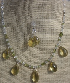 Judy Ellis's Gem Profile- Peridot - , General Education, , Peridot and quartz necklace