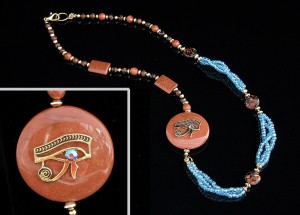 Judy Ellis's Gem Profile- Goldstone - , General Education, , Goldstone necklace