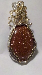 Judy Ellis's Gem Profile- Goldstone - , General Education, , Brown Goldstone Pendante