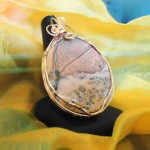 Dale Armstrong's Gem Profile- Picture Jasper - , General Education, , Picture Jasper wrapped in 14kt gold filled wire by Jane Duke