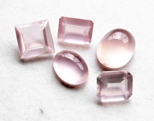 Dale Armstrong's Gem Profile- Rose Quartz - , General Education, , Rose Quartz cut cabs