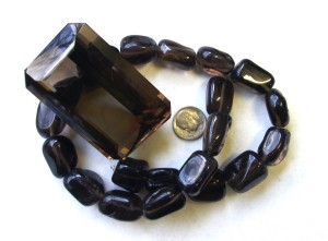 Dale Armstrong's Gem Profile- Smoky Quartz - , General Education, , Smoky quartz beads and stone