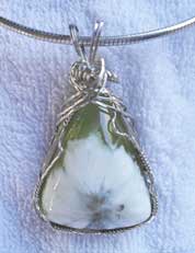 Dale Armstrong's Gem Profile- Prehnite - , General Education, , Sun Jade pendant