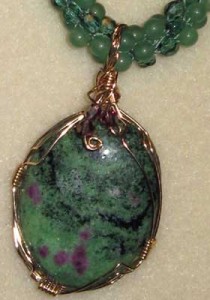 Dale Armstrong's Gem Profile- Ruby Zoisite - , General Education, , Ruby Zoisite Pendant 