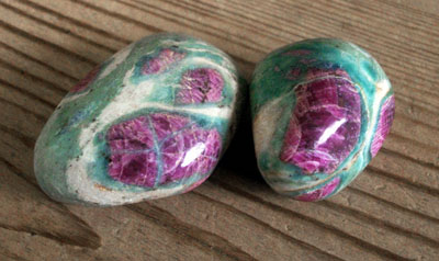 Dale Armstrong's Gem Profile- Ruby Fuchsite - , General Education, , Nuggets of Ruby Fuchsite. 