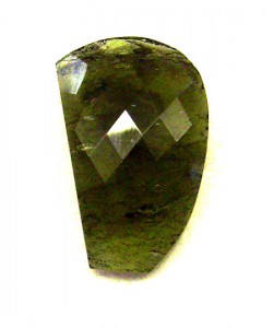 Dale Armstrong's Gem Profile- Moldavite - , General Education, , A freeform piece of moldavite 