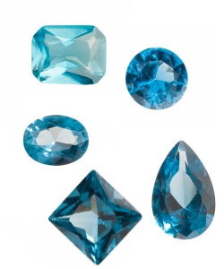 Judy Ellis's Gem Profile- Zircon and Cubic Zirconia - , General Education, , Blue Zircon-Colored Cubic Zirconia