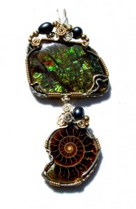 Dale Armstrong's Gem Profile- Ammolite - , General Education, , Ammonite with Ammolite