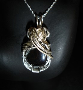 Judy Ellis's Gem Profile- Hematite - , General Education, , Silver wrapped Hematite stone