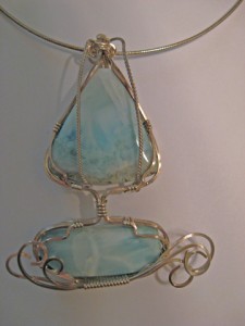 Judy Ellis's Gem Profile- Larimar - , General Education, , Larimar pendant