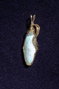 Judy Ellis's Gem Profile- Larimar - , General Education, , Larimar pendant