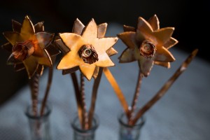 Judy Ellis's Copper Roses - , Inspiration, Design, copper flowers