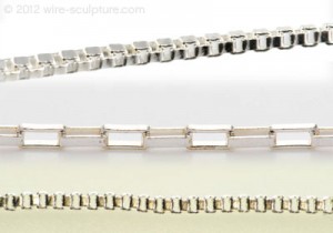 Judy Ellis's About Jewelry Chain- Venetian Chain and Box Chain - , General Education, Design, Box Chain