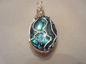 Judy Ellis's Gem profile- Paua and Abalone - , General Education, , Paua Shell Pendant