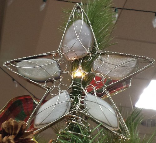 Judy Ellis's Wire Wrapped Christmas Tree - <b>Tree Topper</b>, Inspiration, Wire Wrapping, Wrapping, Wire Wrapping Jewelry, Design, Tree Topper Star