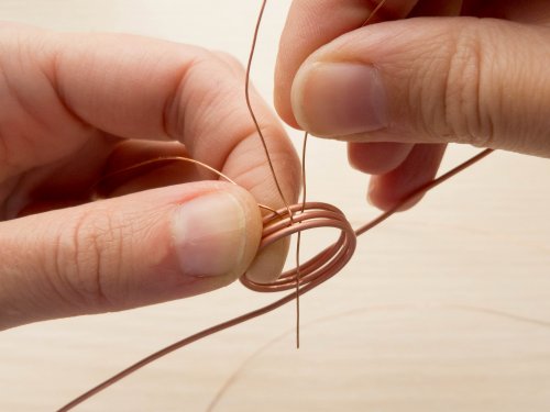 Oksana Truhan's Woven Wire Pearl Ring - , Wire Weaving, Weaving, Wire Weaving, Weaving Wire, Butane Torch, Soldering, Solder, woven wire pearl ring