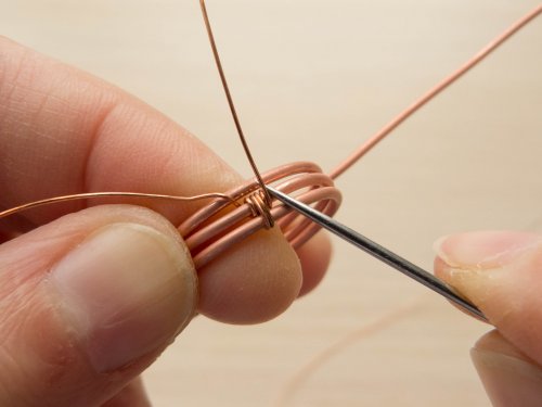 Oksana Truhan's Woven Wire Pearl Ring - , Wire Weaving, Weaving, Wire Weaving, Weaving Wire, Butane Torch, Soldering, Solder, woven wire pearl ring