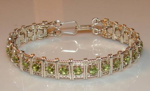 Bonnie Triola's Tennis Bracelet - , Classic Wire Jewelry, Wire Wrapping, Wrapping, Wire Wrapping Jewelry, 