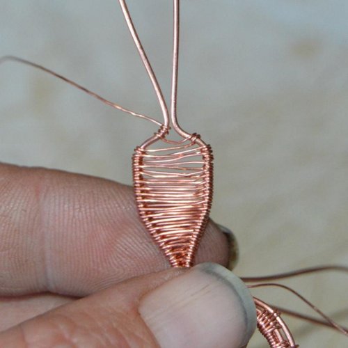 Deborah Kelly's Woven Heart-framed Pendant - , Wire Weaving, Weaving, Wire Weaving, Weaving Wire, woven heart-framed pendant