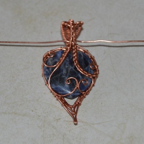 Deborah Kelly's Woven Heart-framed Pendant - , Wire Weaving, Weaving, Wire Weaving, Weaving Wire, woven heart-framed pendant