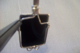 Joe Rushing's TomBoy Onyx Necklace with Earrings - , Classic Wire Jewelry, Wire Wrapping, Wrapping, Wire Wrapping Jewelry, 