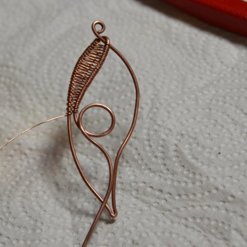 Deborah Kelly's Woven Leaf Earrings - , Wire Weaving, Weaving, Wire Weaving, Weaving Wire, woven leaf earrings