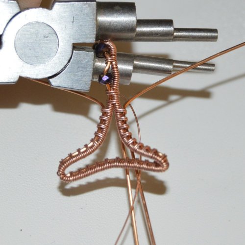 Deborah Kelly's Guitar Pick Pendant - , Wire Weaving, Weaving, Wire Weaving, Weaving Wire, guitar pick pendant