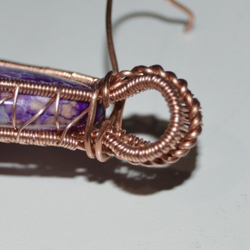 Deborah Kelly's Side Crossover Pendant - , Wire Weaving, Weaving, Wire Weaving, Weaving Wire, side crossover pendant