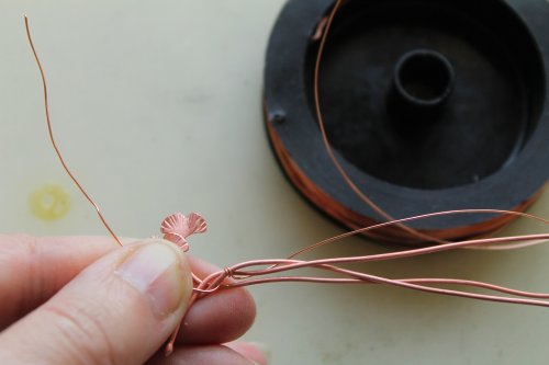 Oksana Truhan's Woven Wire Ginko Ring - , Wire Weaving, Weaving, Wire Weaving, Weaving Wire, woven wire ginko ring