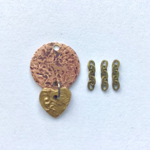 12 Months Of Metal  How To Make Textured Brass Earrings 