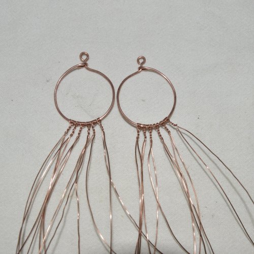 Deborah Kelly's Tree of Life Earrings - , Classic Wire Jewelry, Lashing, Wire Lashing, Wire Wrapping, Wrapping, Wire Wrapping Jewelry, , tree of life earrings