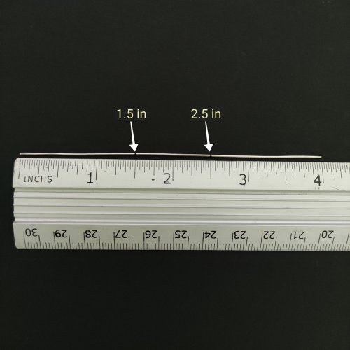 6 Inch Metal Ruler - in Inches And Centimeters