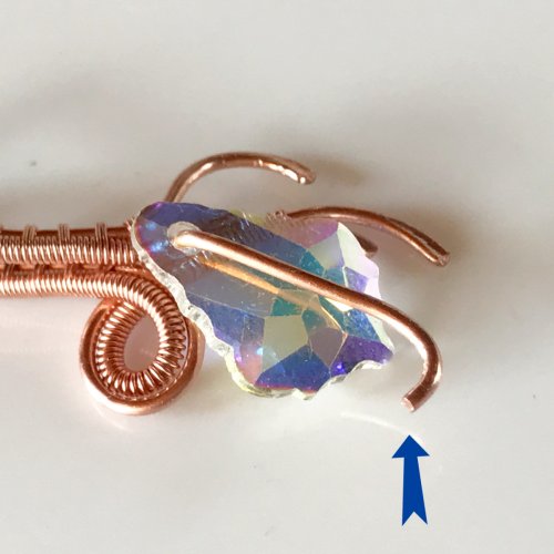 Erika Pal's Capturing Loops Pendant - , Wire Weaving, Weaving, Wire Weaving, Weaving Wire, Capturing loops pendant