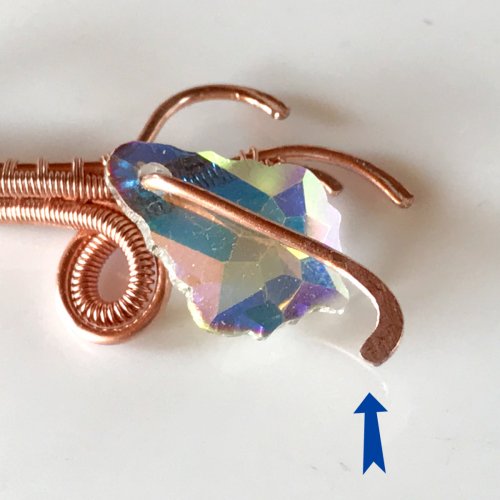 Erika Pal's Capturing Loops Pendant - , Wire Weaving, Weaving, Wire Weaving, Weaving Wire, Capturing loops pendant