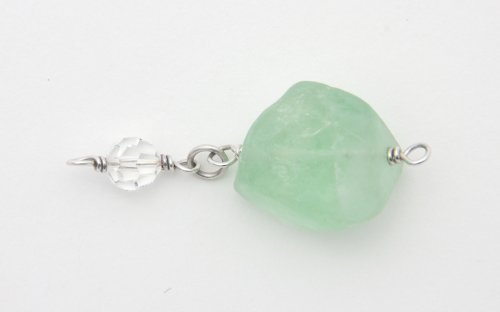 Kylie Jones's Chunky Fluorite Nugget Bracelet - , Contemporary Wire Jewelry, Making Chain, Chain Making , chunky fluorite bracelet