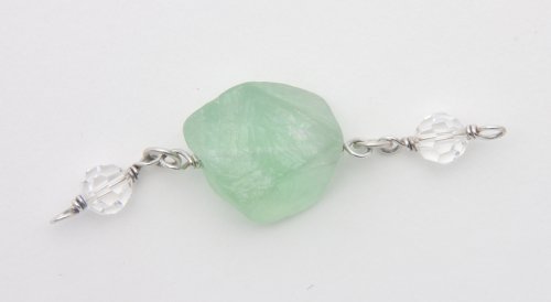 Kylie Jones's Chunky Fluorite Nugget Bracelet - , Contemporary Wire Jewelry, Making Chain, Chain Making , chunky fluorite bracelet