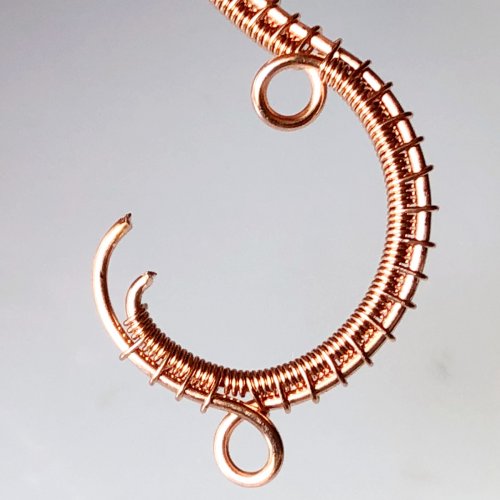 Erika Pal's Brilliant Wave Pendant - , Wire Weaving, Weaving, Wire Weaving, Weaving Wire, woven brilliant wave pendant