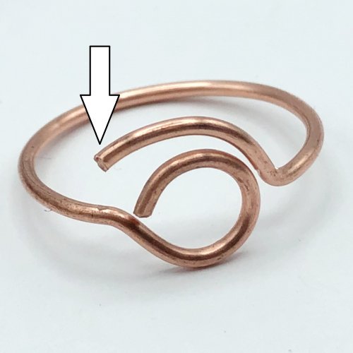 Erika Pal's Daintiness Wrap Ring  - , Contemporary Wire Jewelry, Wire Wrapping, Wrapping, Wire Wrapping Jewelry, wrap ring