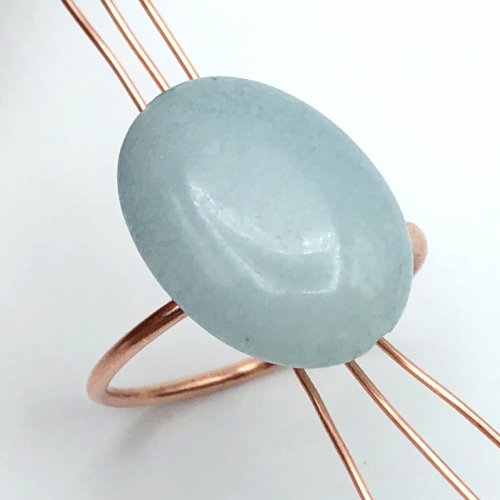 Erika Pal's Daintiness Wrap Ring  - , Contemporary Wire Jewelry, Wire Wrapping, Wrapping, Wire Wrapping Jewelry, wrap ring