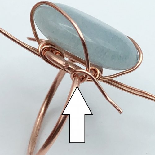 Erika Pal's Daintiness Wrap Ring  - , Contemporary Wire Jewelry, Wire Wrapping, Wrapping, Wire Wrapping Jewelry, wrap ring